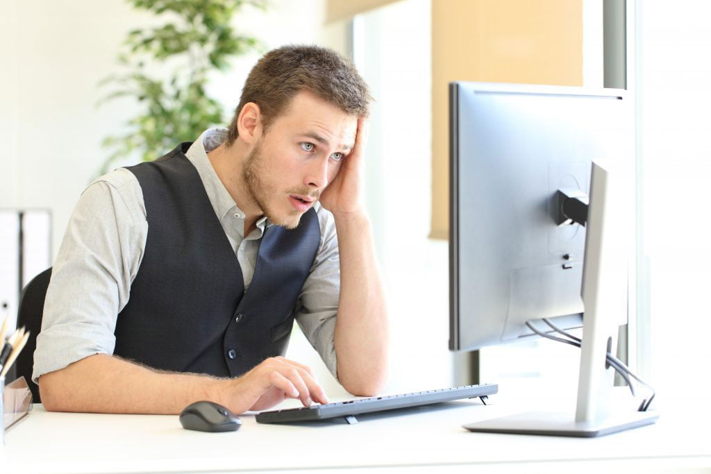 man computer