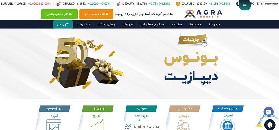 وب سایت اصلی آگرا مارکتس