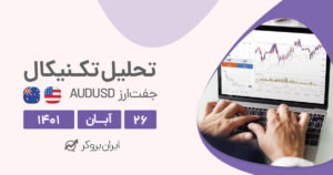 تحلیل روزانه نمودار جفت ارز AUDUSD در پنج شنبه ۲۶ آبان