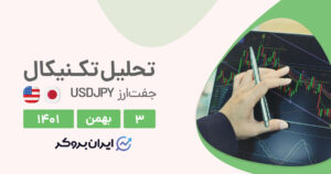 تحلیل روزانه جفت ارز دلار به ین در دوشنبه ۳ بهمن | USDJPY