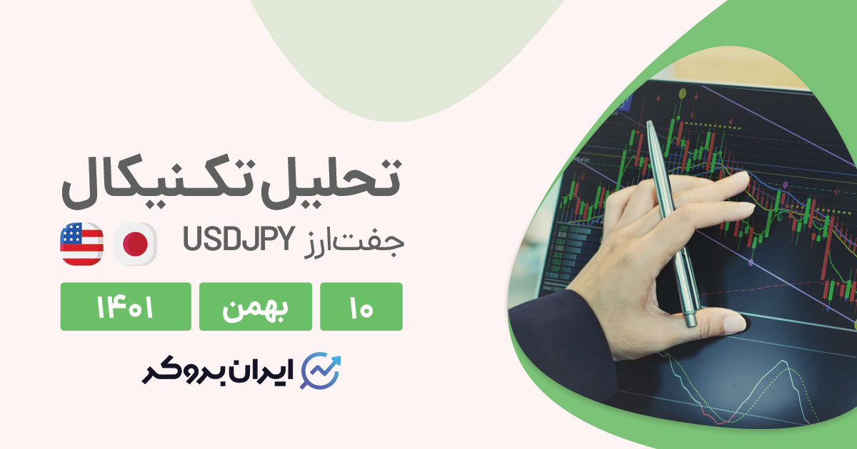 تحلیل روزانه جفت ارز دلار به ین در دوشنبه ۱۰ بهمن | USDJPY
