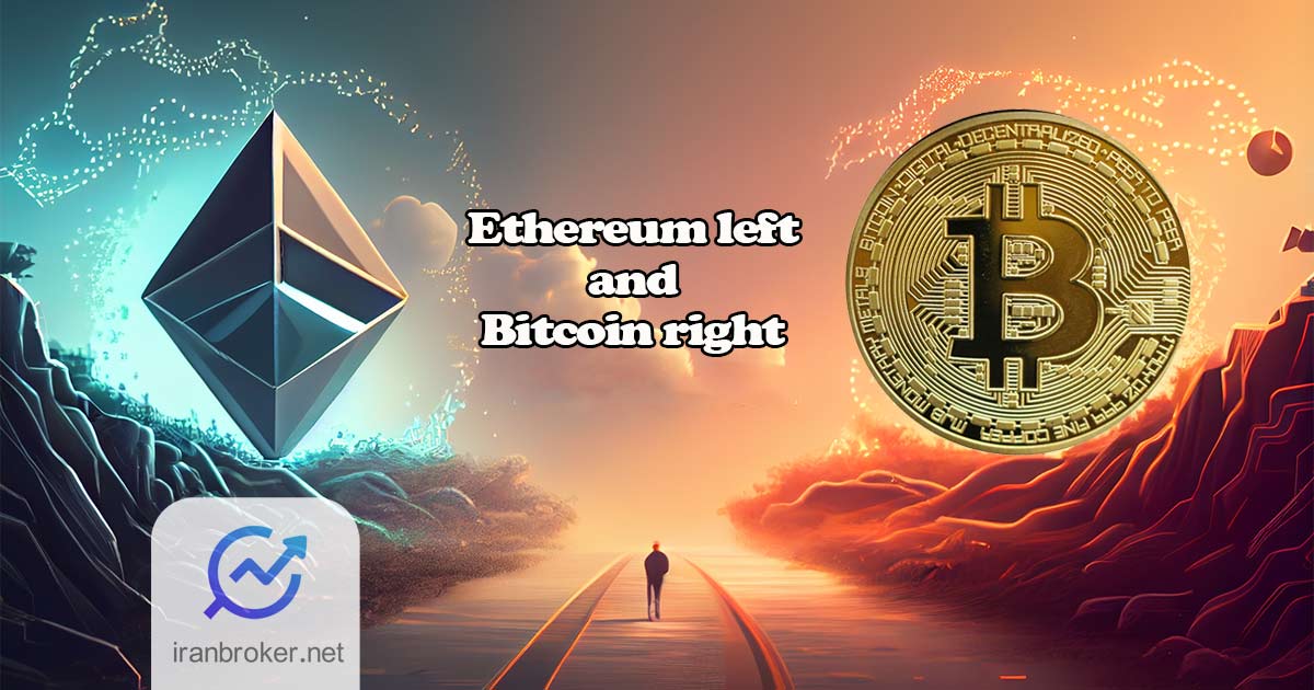 ethereum left bitcoin right 1