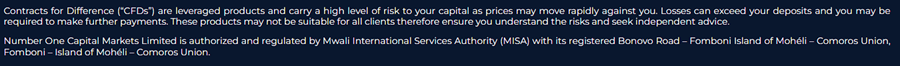 One Capital Markets Limited 1