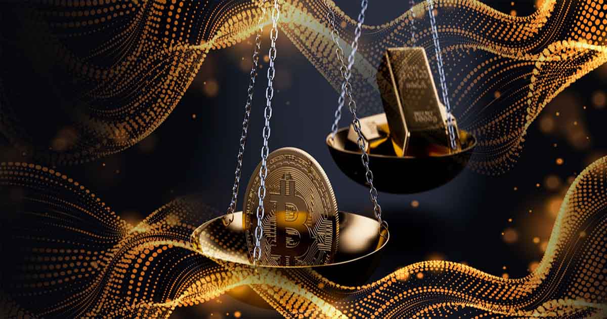 bitcoin to gold correlation