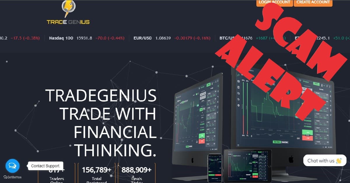 کلاهبرداری tradegenius.live