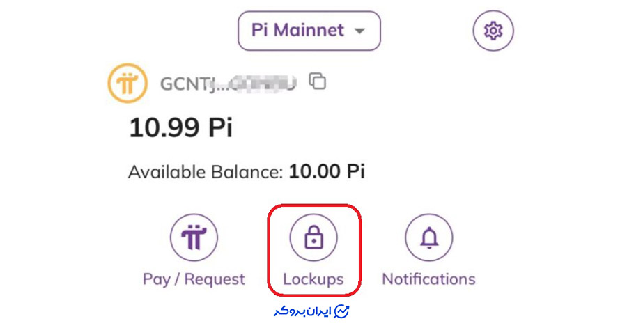 تنظیم دوره برای انتقال ارز pi