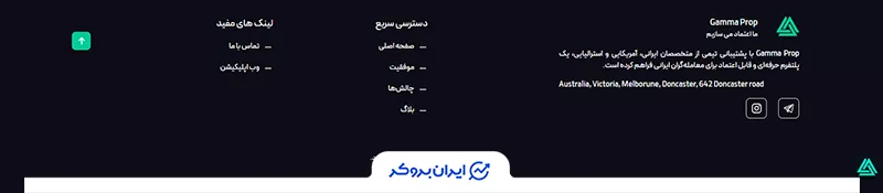 آدرس (Address) گاما پراپ (GammaProp)